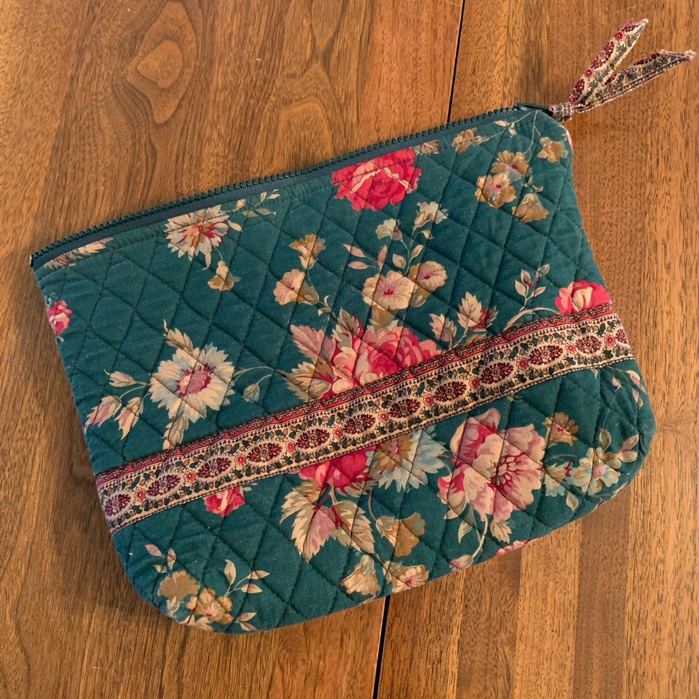 Retired Vera Bradley Indiana Cosmetic Bag